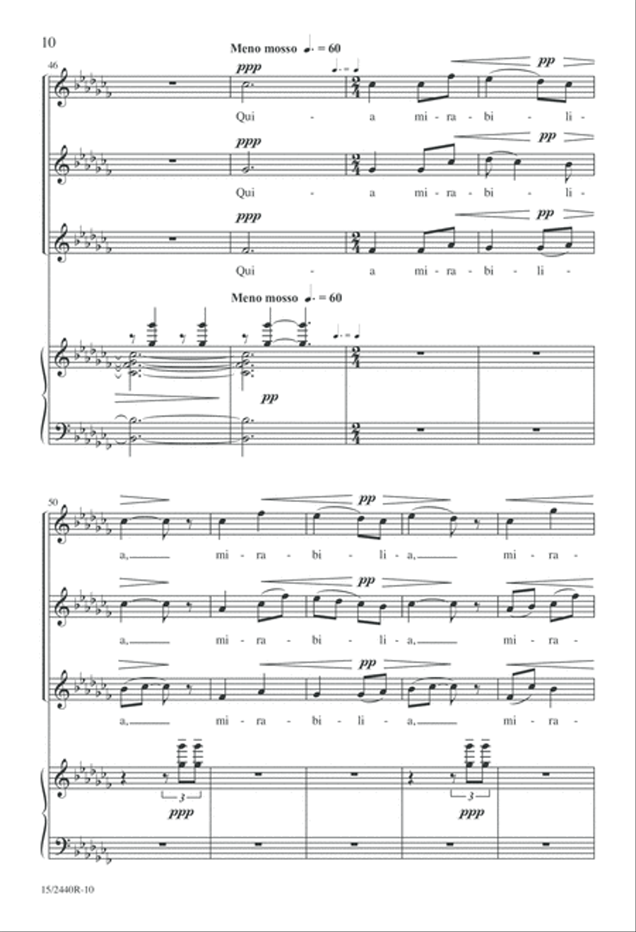 Cantate Domino SSA scores gallery preview page 10