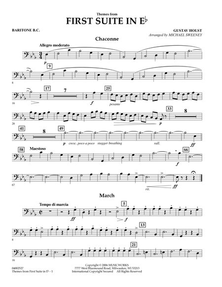 First Suite In E Flat, Themes From - Baritone B.C.