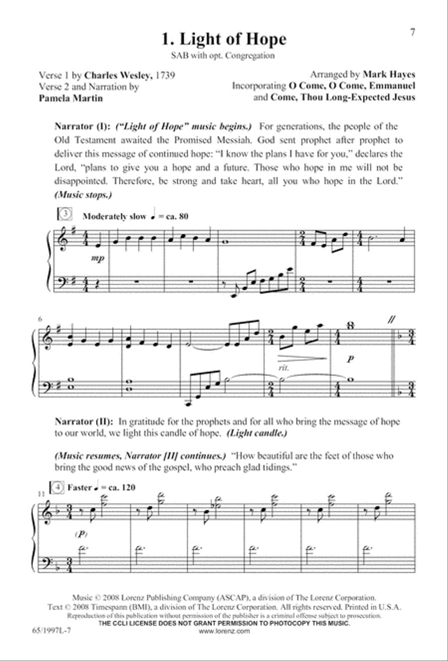 Candles and Carols Candles and Carols 3-Part scores gallery preview page 8
