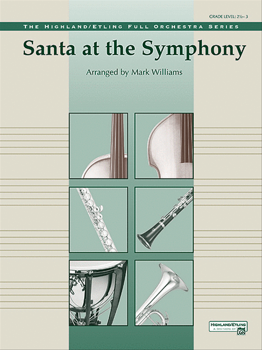 Santa at the Symphony (also playable by strings only) Full Orchestra scores gallery preview page 1