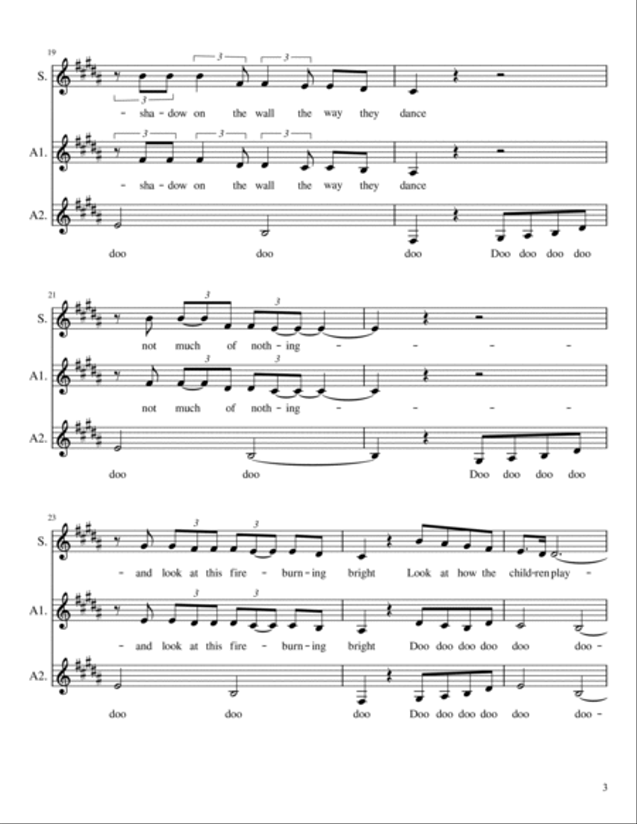 Singing From The Windows A Cappella scores gallery preview page 3
