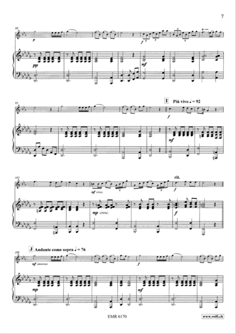 Concertino Romantico Trumpet Solo scores gallery preview page 14