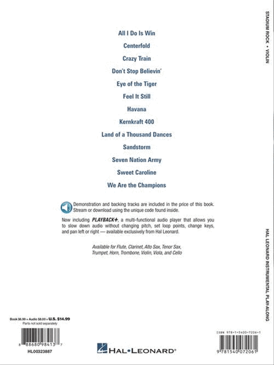 Stadium Rock for Violin Violin Solo scores gallery preview page 6