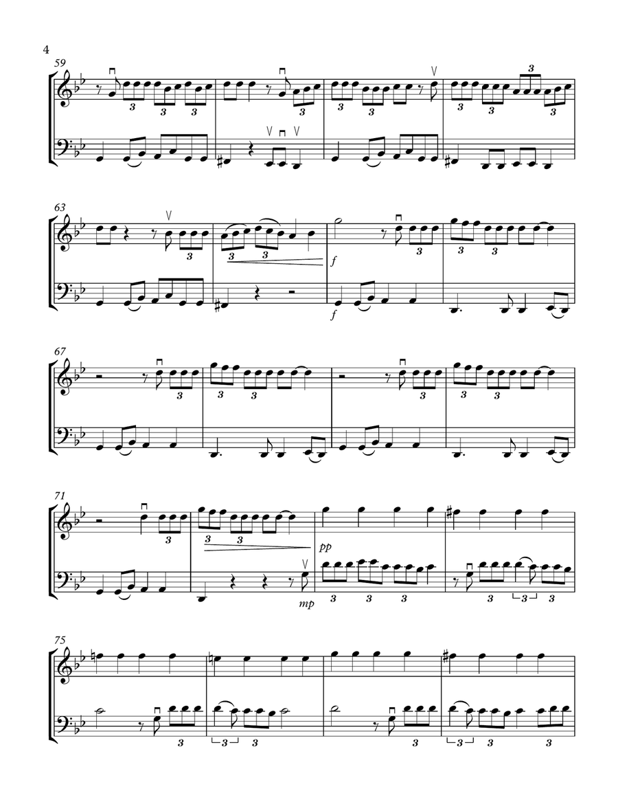 I Like It String Duet scores gallery preview page 4