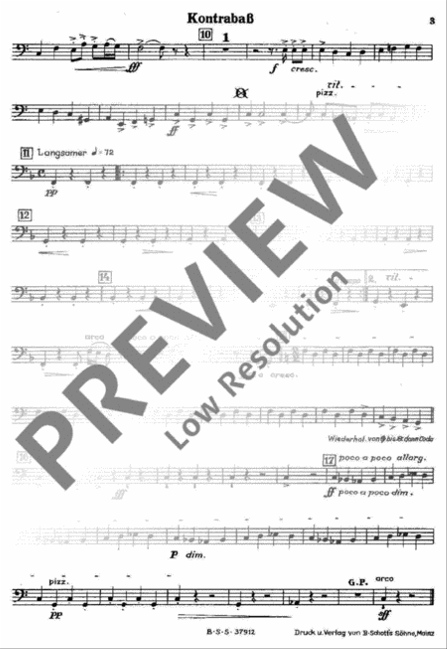 Nachtwandler Double Bass scores gallery preview page 3
