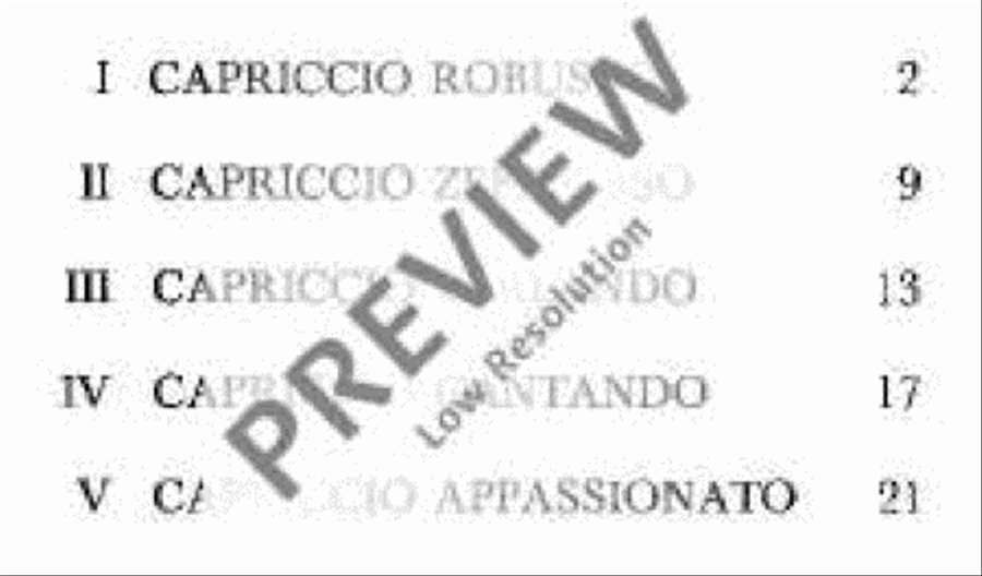 Capricci Violin scores gallery preview page 3