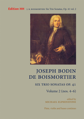 Book cover for Six Trio Sonatas, Op. 41, vol 2