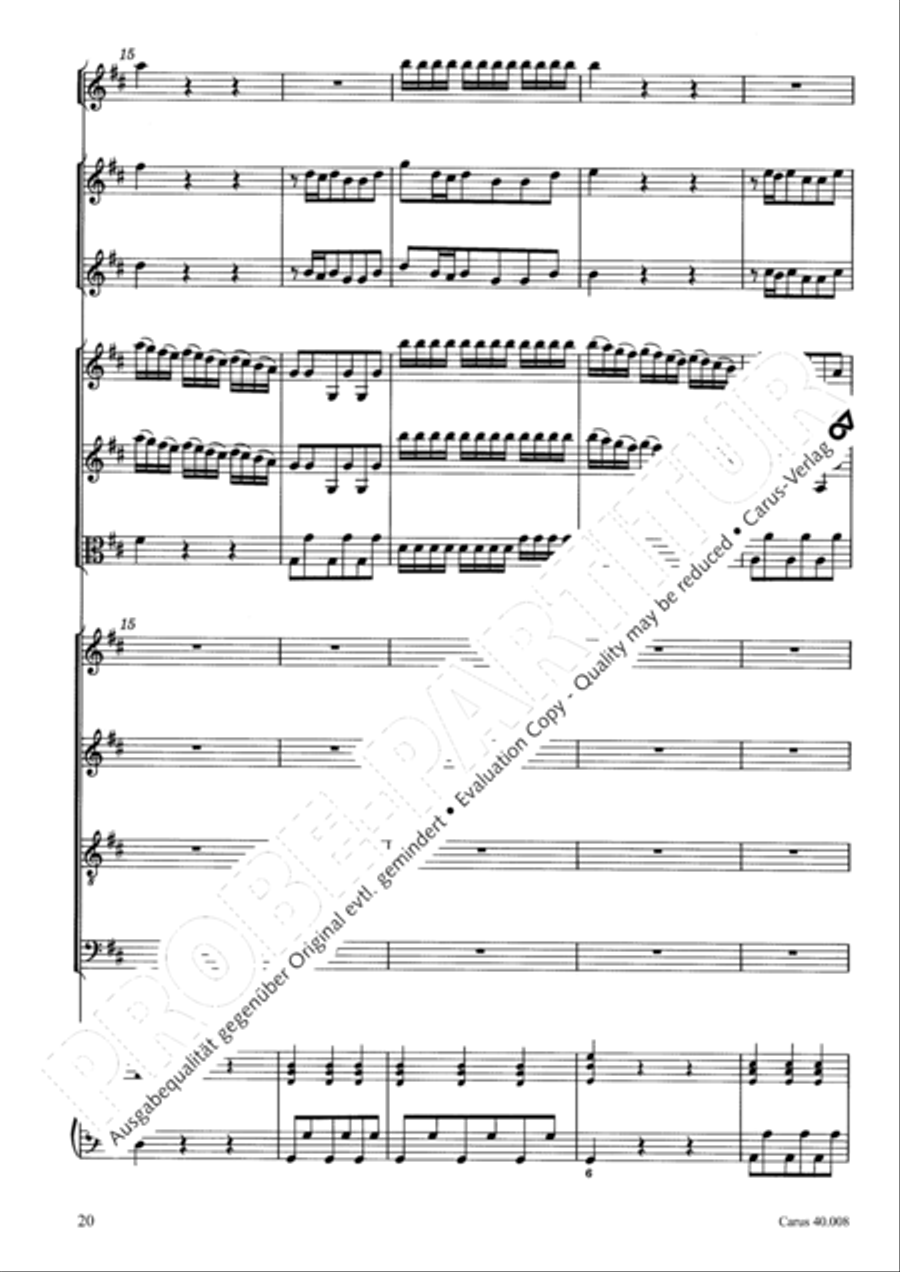 Introduzione e Gloria 4-Part scores gallery preview page 21