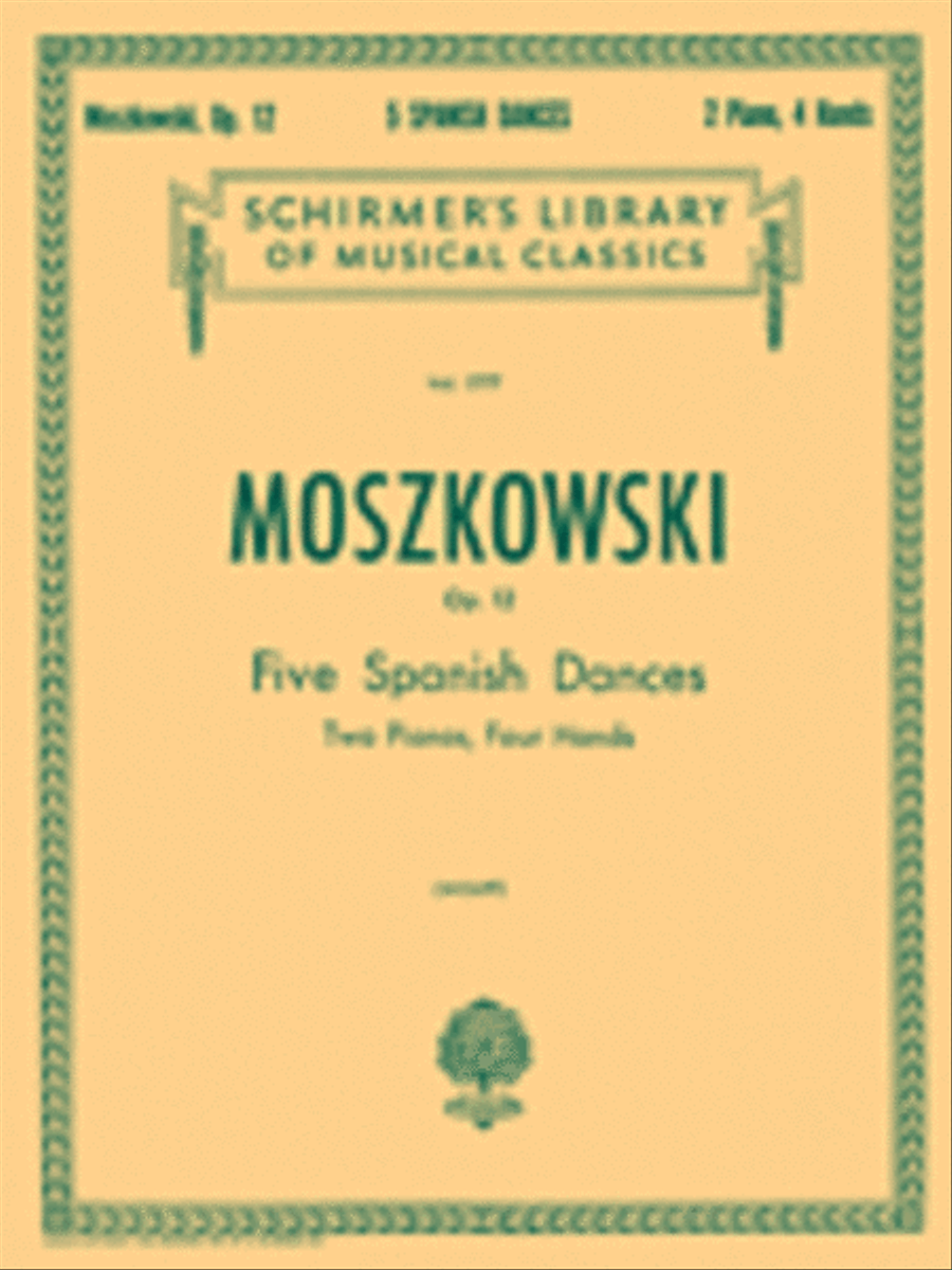 5 Spanish Dances, Op. 12 Piano Duet scores gallery preview page 1