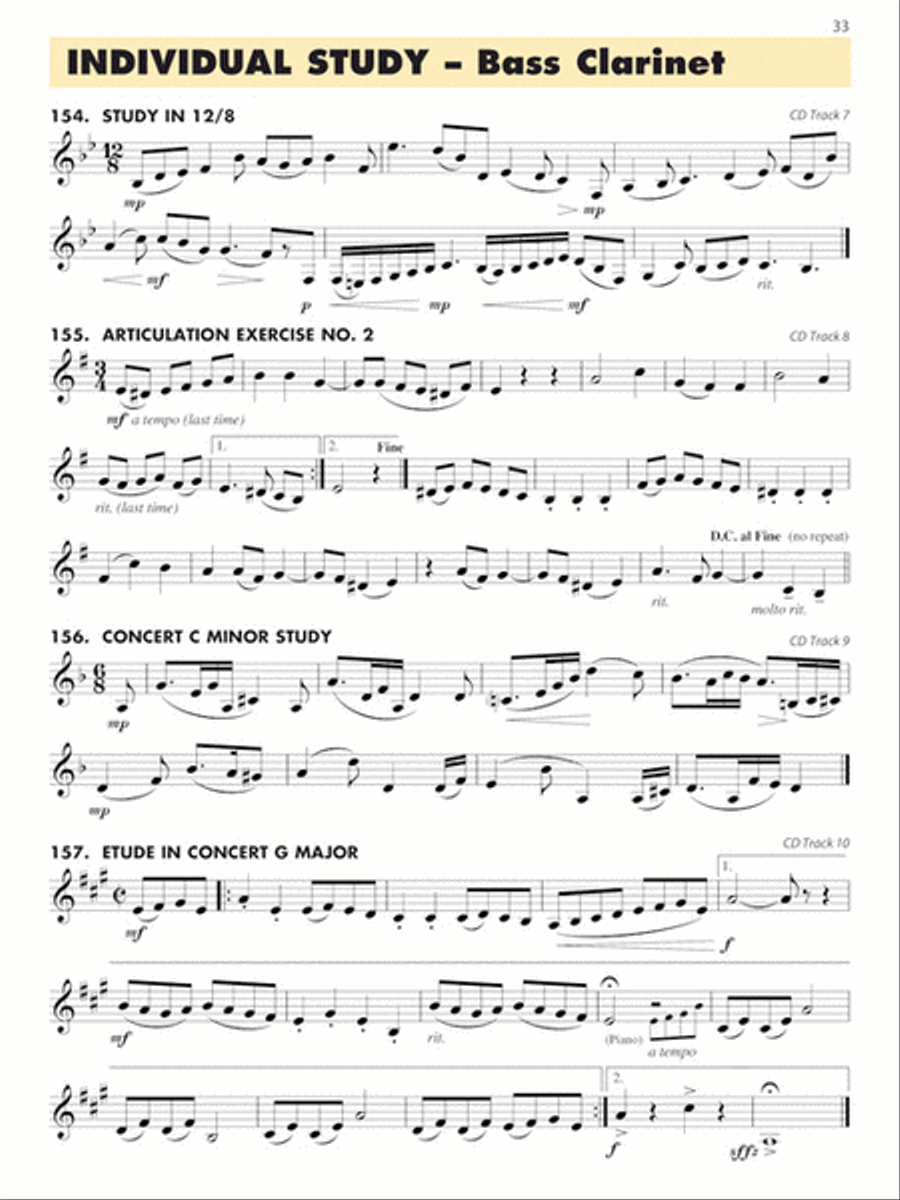 Essential Technique for Band – Intermediate to Advanced Studies Concert Band Methods scores gallery preview page 4