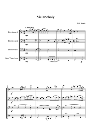 Melancholy - Trombone Quartet