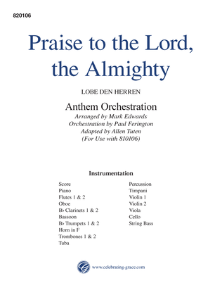 Praise to the Lord, the Almighty Orchestration