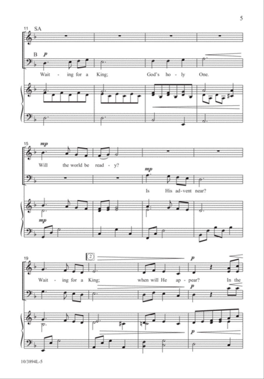 The Birth of a King The Birth of a King 3-Part scores gallery preview page 6