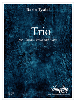 Book cover for Trio for Clarinet, Viola and Piano
