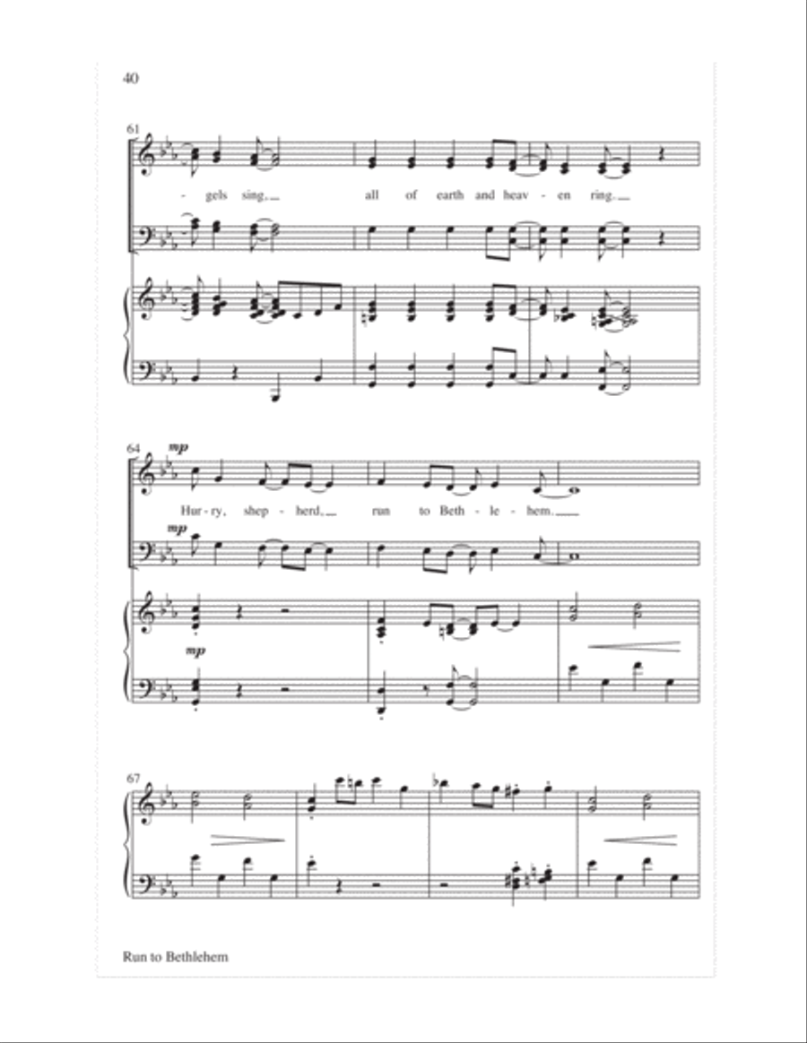 Sing with the Angels!- Score 4-Part scores gallery preview page 43