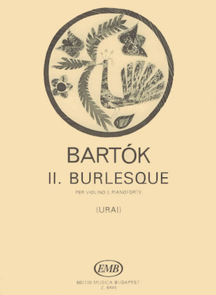 Book cover for Burlesque No. 2, Op. 8c