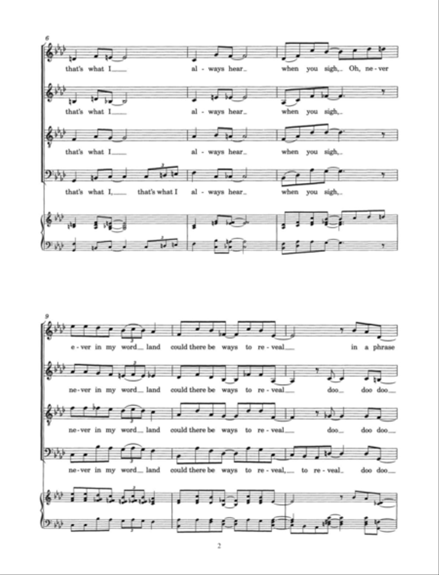 Lullaby Of Birdland (arr. Alexander L'Estrange) Choir scores gallery preview page 2
