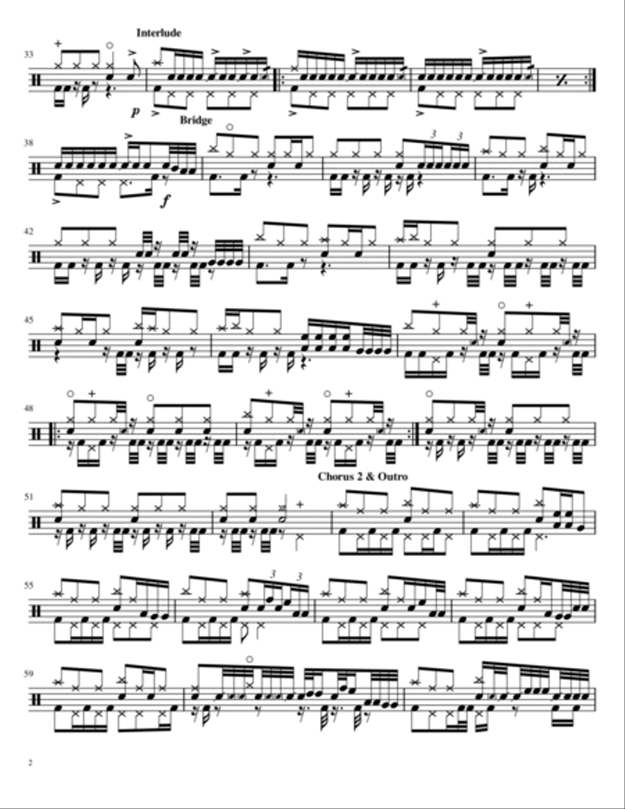 The Hollow Drum Set scores gallery preview page 2