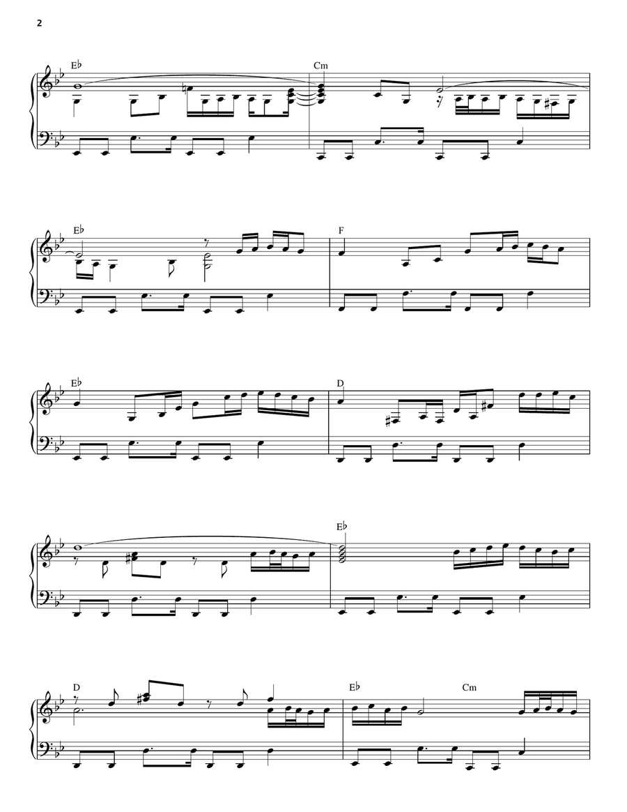 1001 Piano, Vocal, Guitar scores gallery preview page 2
