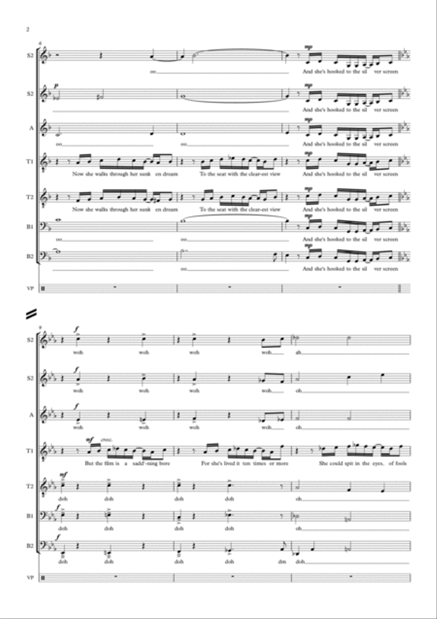 Life On Mars Life On Mars A Cappella scores gallery preview page 2