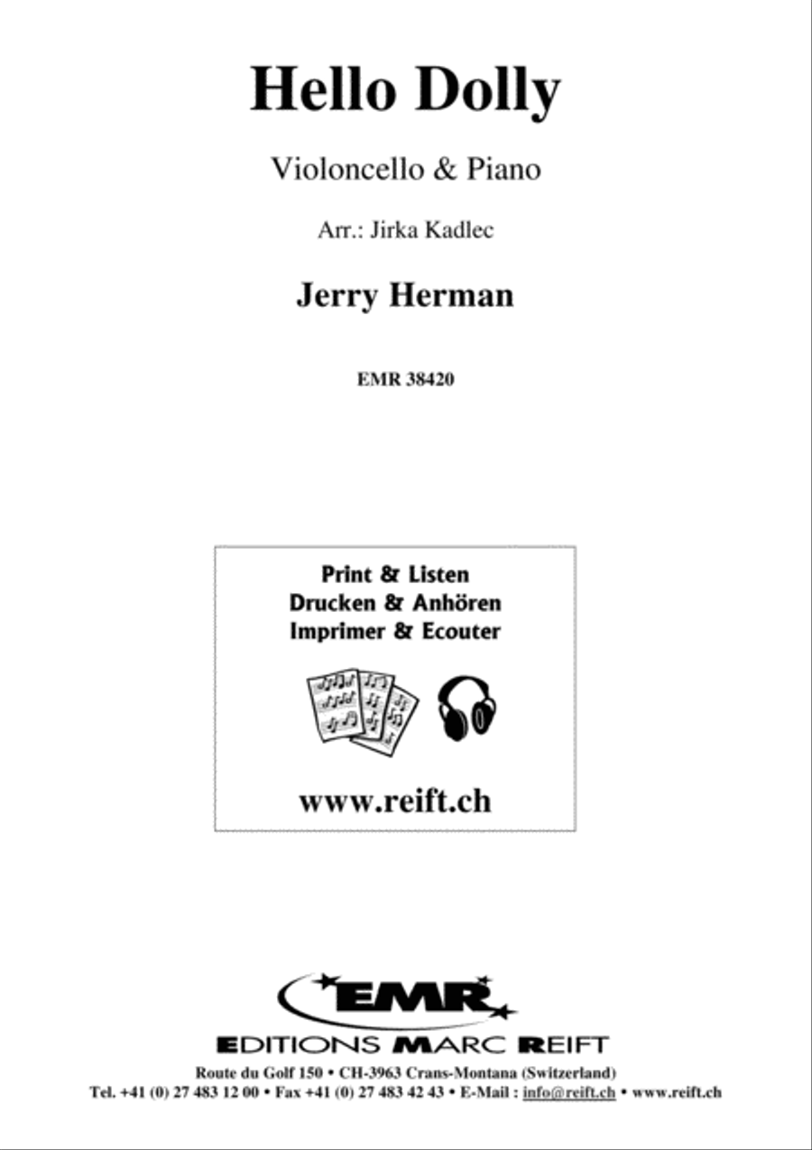 Hello Dolly Piano Accompaniment scores gallery preview page 1