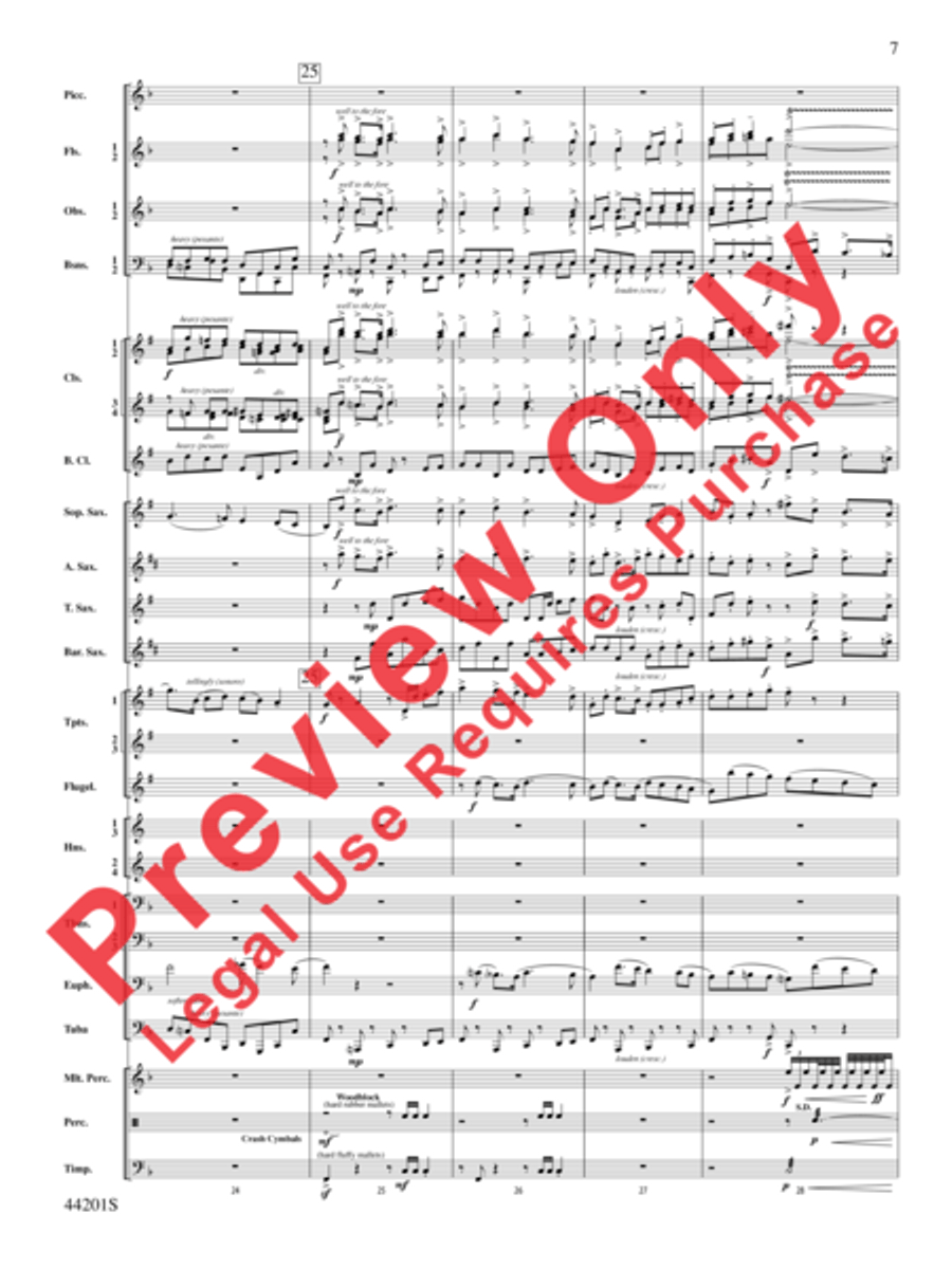 Handel in the Strand Concert Band scores gallery preview page 8