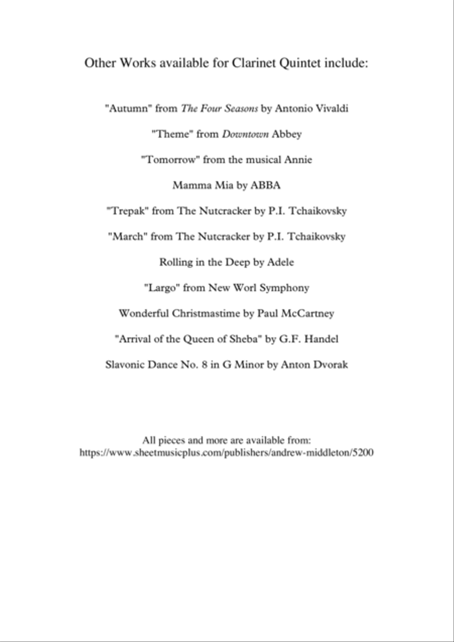 Puttin' On The Ritz Puttin' On The Ritz Woodwind Quintet scores gallery preview page 2