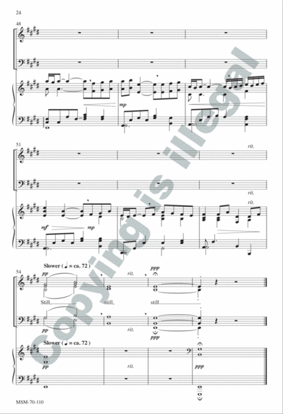 A Carol Suite SSATBB scores gallery preview page 24