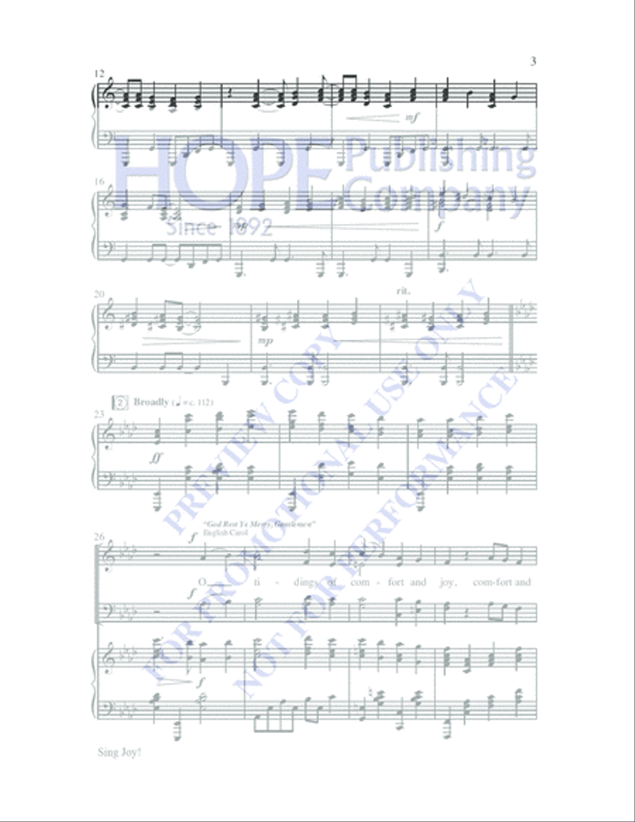 Joy! 4-Part scores gallery preview page 6