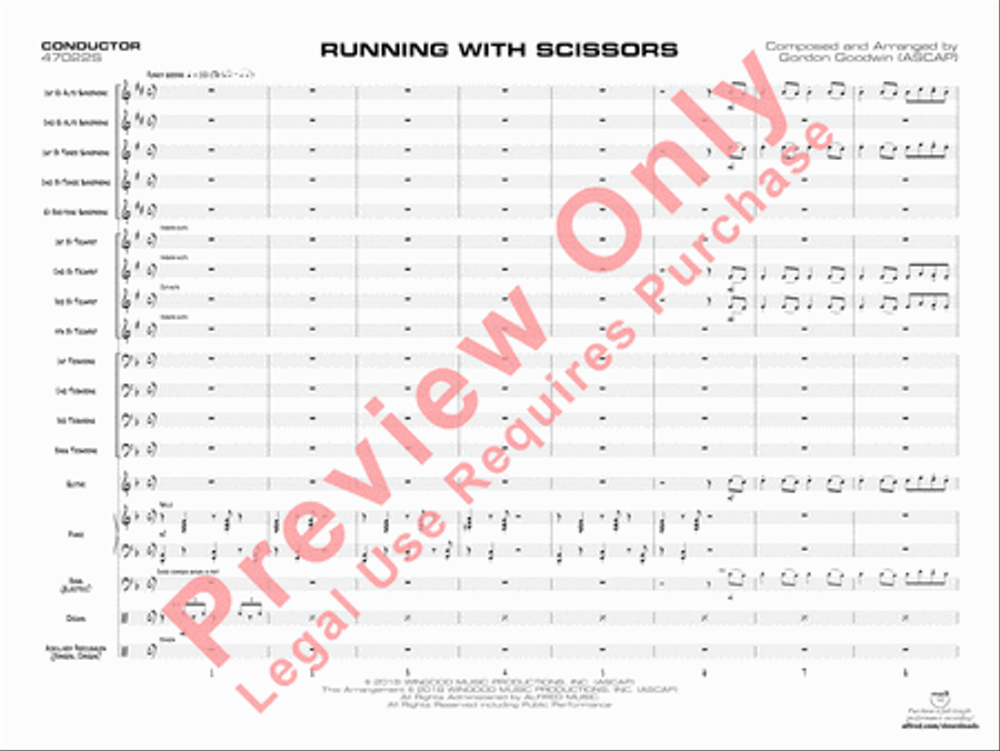 Running with Scissors Jazz Ensemble scores gallery preview page 4
