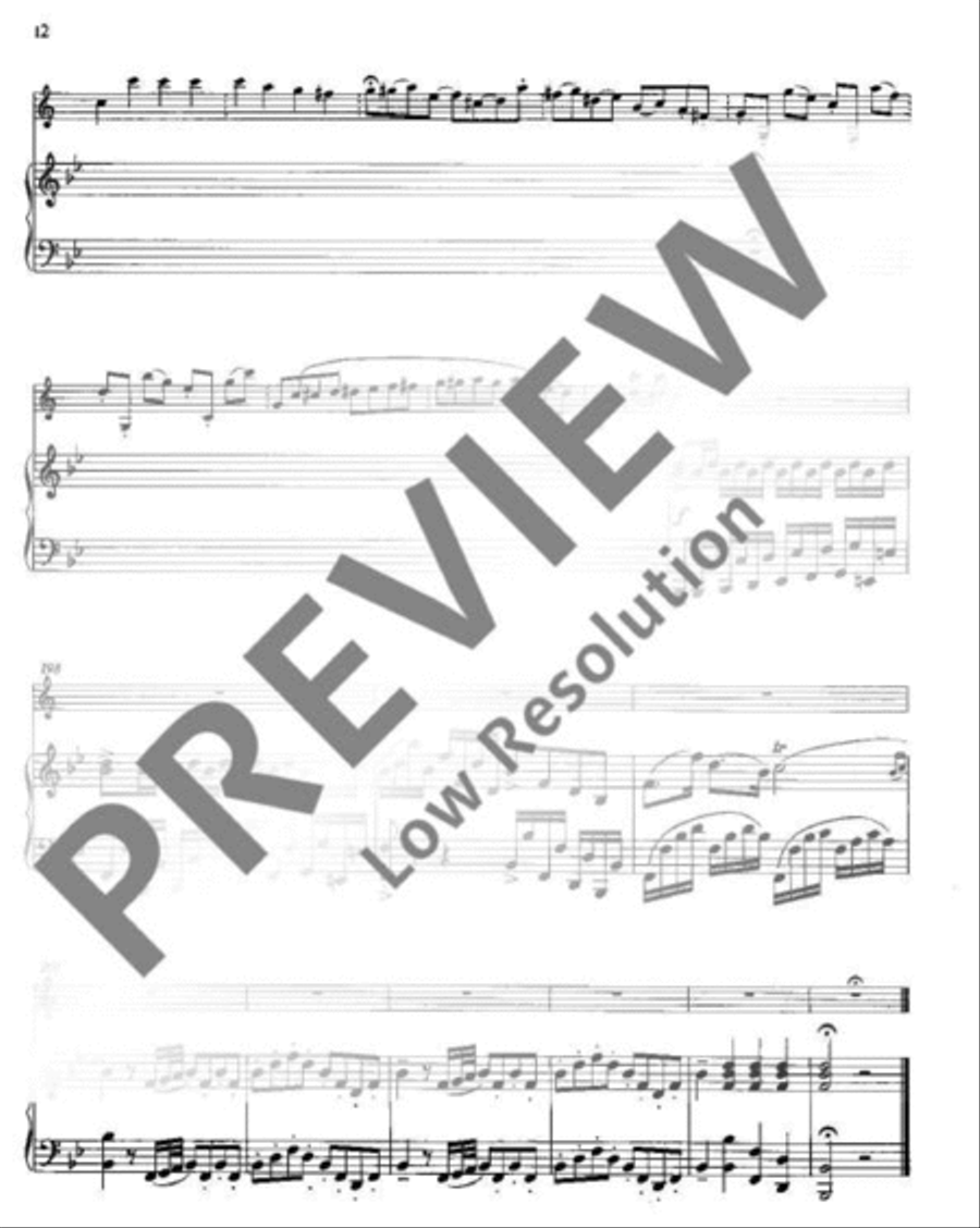 Concerto Bb major Clarinet scores gallery preview page 13