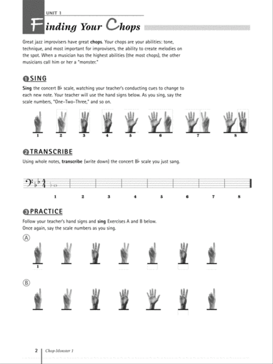 Chop-Monster, Book 1 Jazz Ensemble scores gallery preview page 3