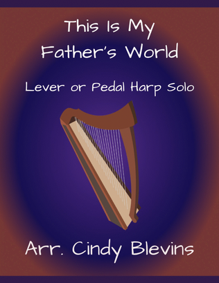 Book cover for This Is My Father's World, for Lever or Pedal Harp