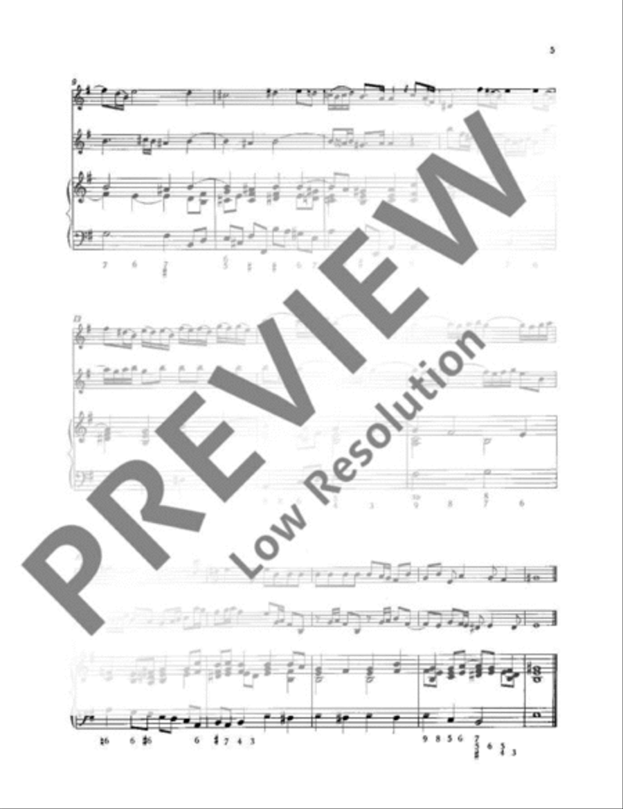 Triosonata E Minor Cello scores gallery preview page 6