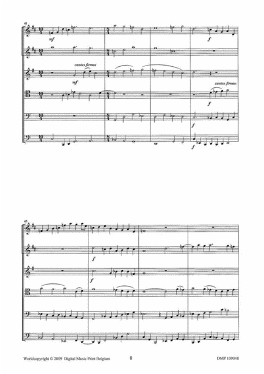 Ave Maria Stella Brass Ensemble scores gallery preview page 7