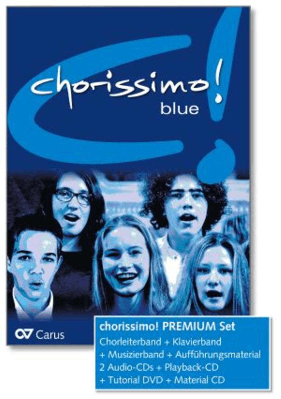 chorissimo! blue. Choral collection for equal voices. PREMIUM Set (chorissimo! blue. Schulchorbuch fur gleiche Stimmen. PREMIUM Set) Choir scores gallery preview page 1