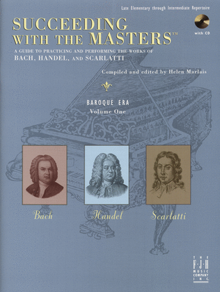 Book cover for Succeeding with the Masters, Baroque Era, Volume One