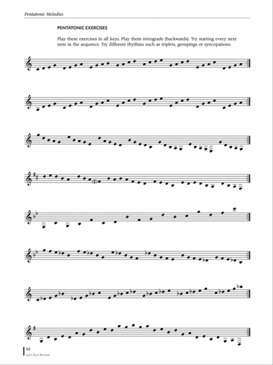 Let's Play Rhythm, Volume 2 Clarinet scores gallery preview page 16