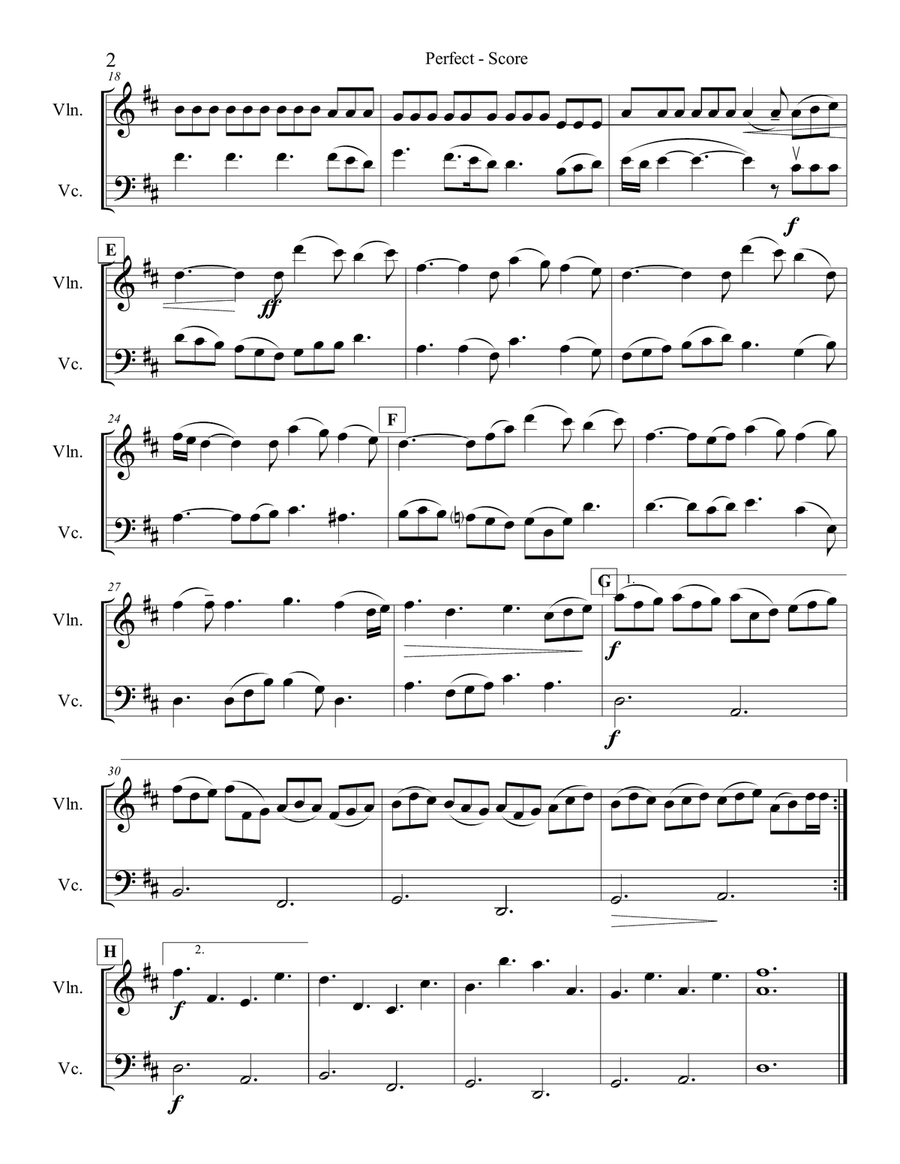 Perfect String Duet scores gallery preview page 2