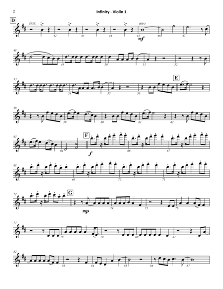 Infinity violin clearance