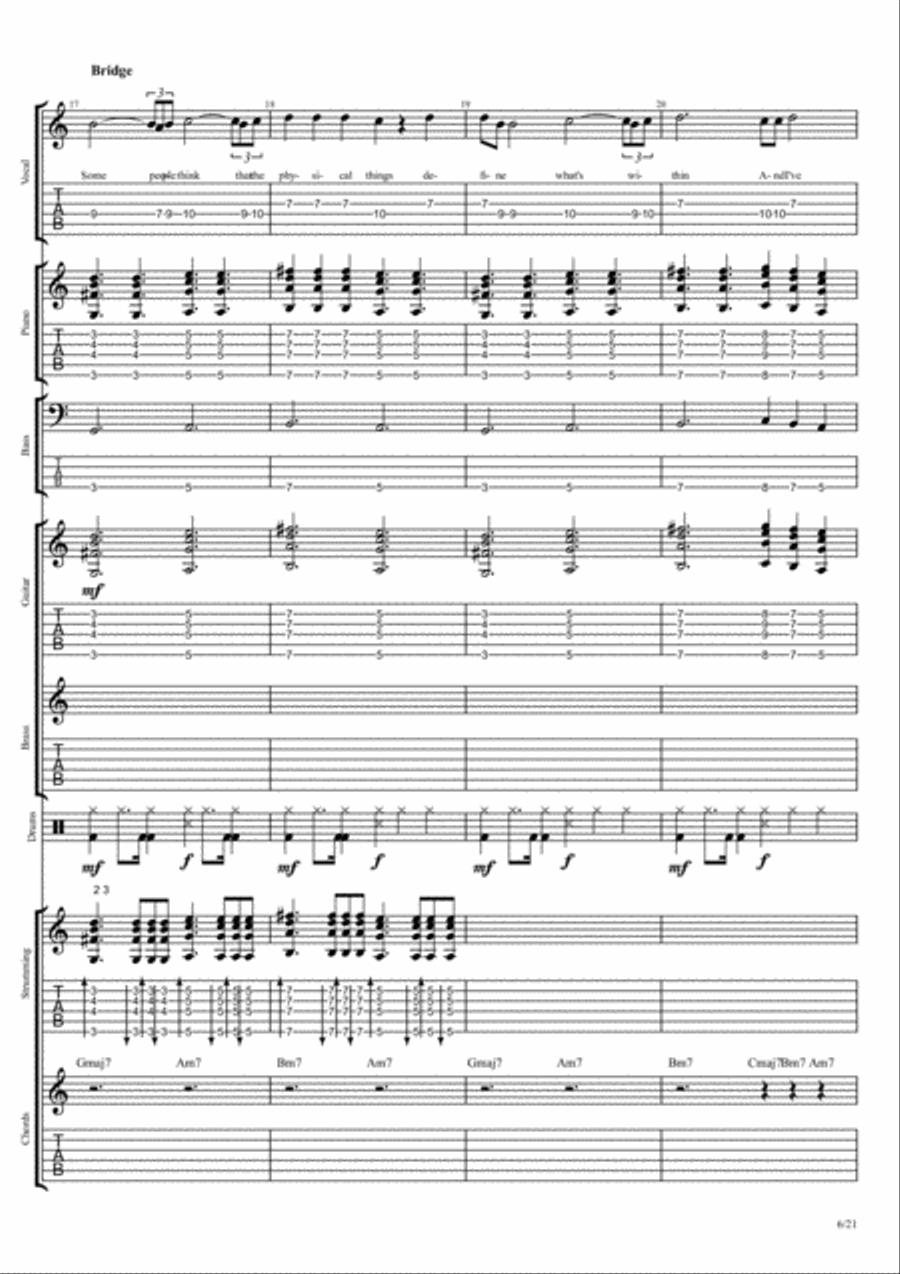 If I Ain't Got You Piano, Vocal, Guitar scores gallery preview page 6