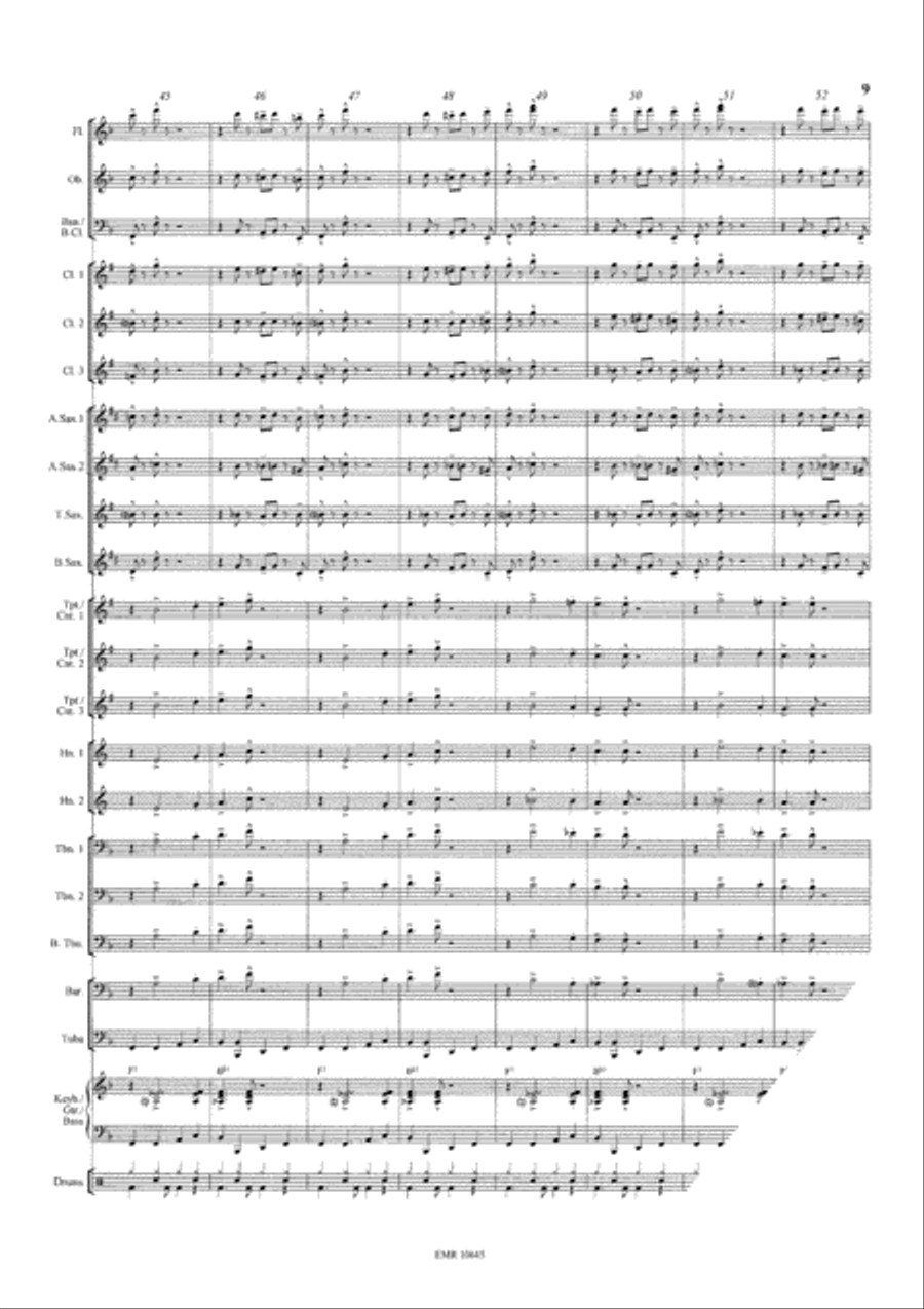 The Blues Brothers Concert Band scores gallery preview page 10