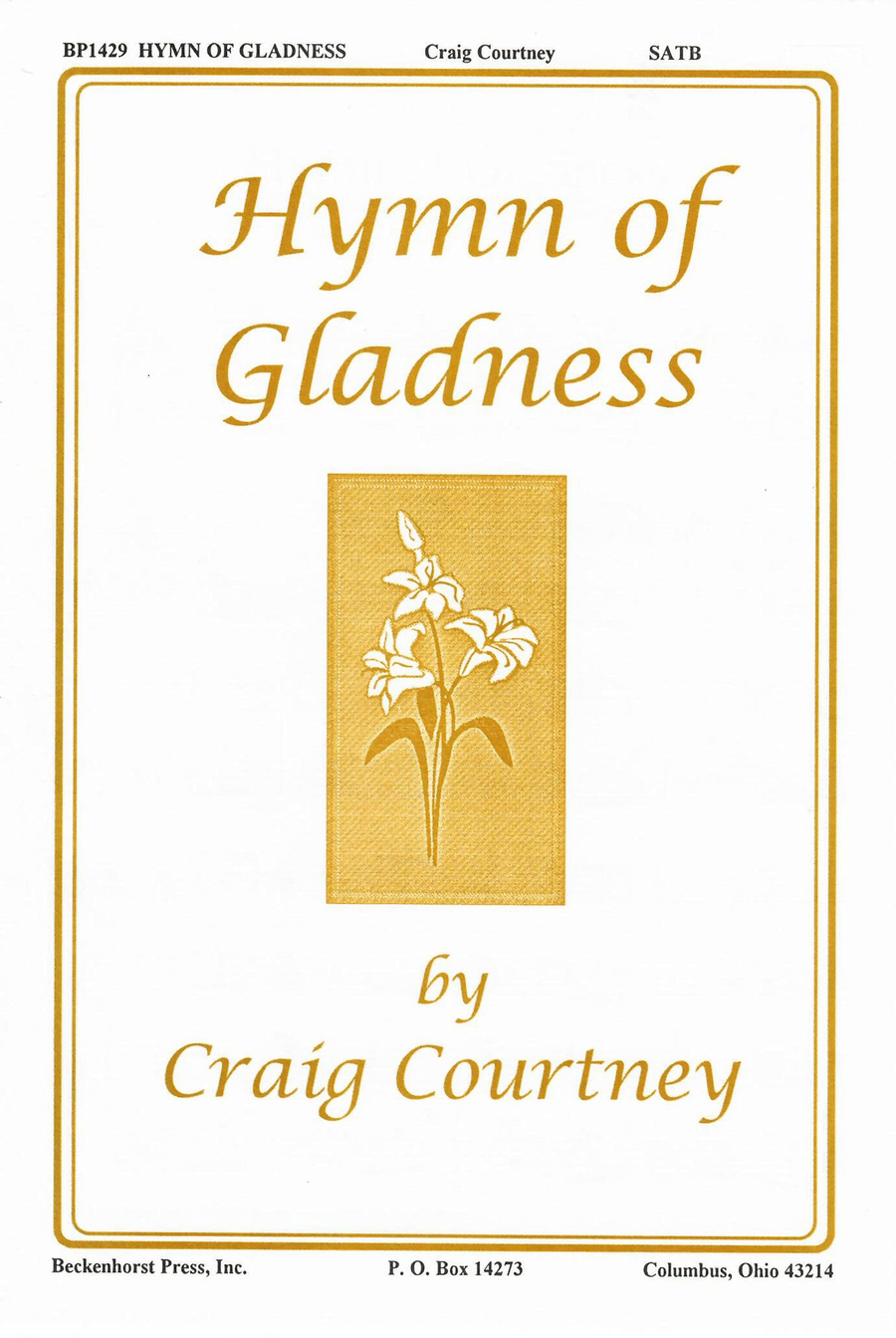 Hymn of Gladness 4-Part scores gallery preview page 1