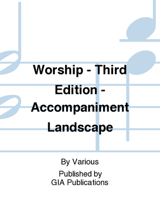 Book cover for Worship - Third Edition - Accompaniment Landscape