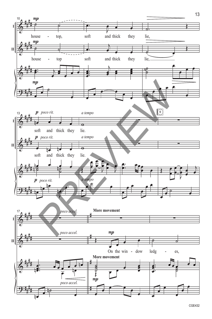 Together In Song at Christmas - Two-part 2-Part scores gallery preview page 7