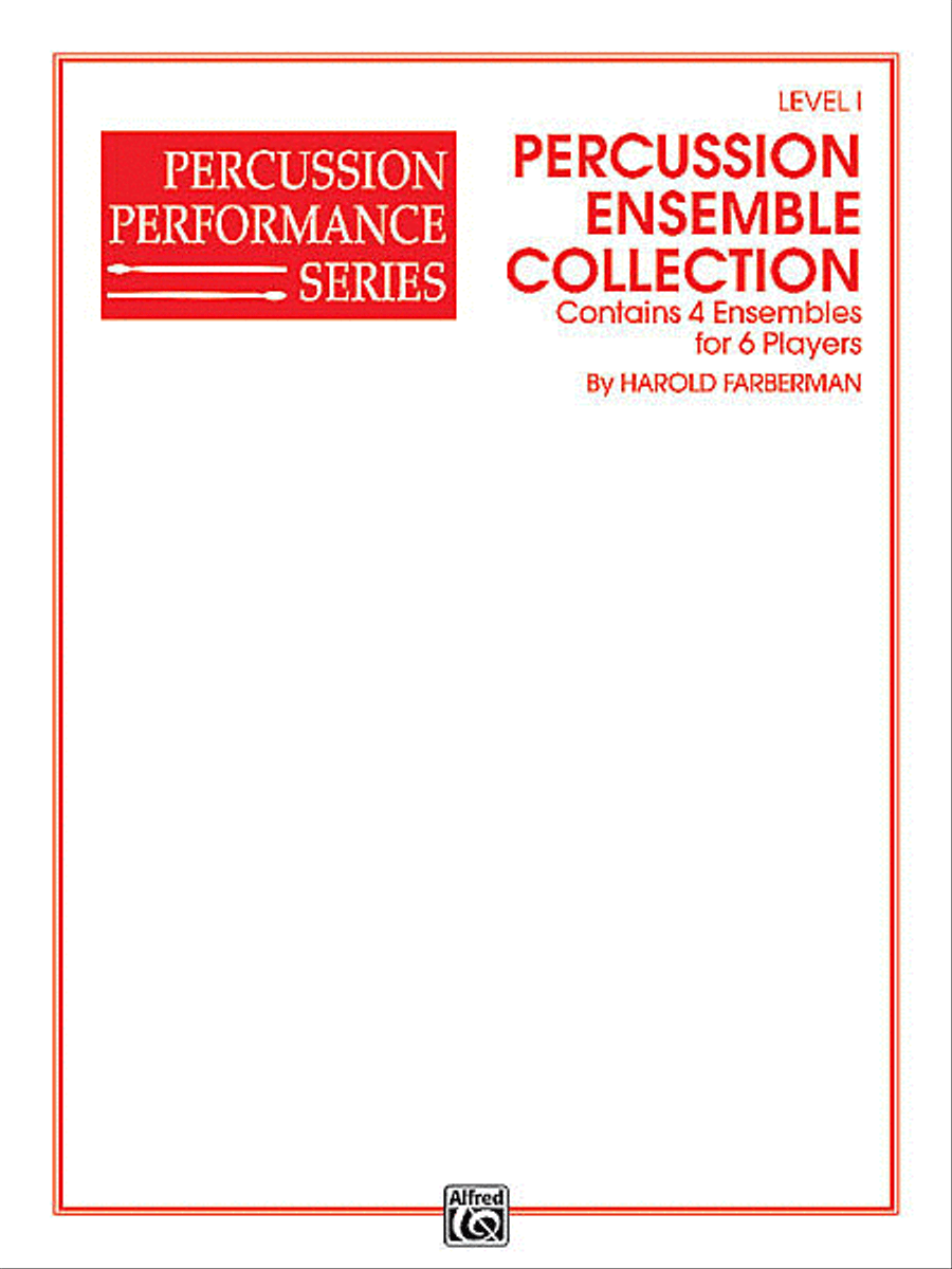 Percussion Ensemble Collection Percussion Ensemble scores gallery preview page 1