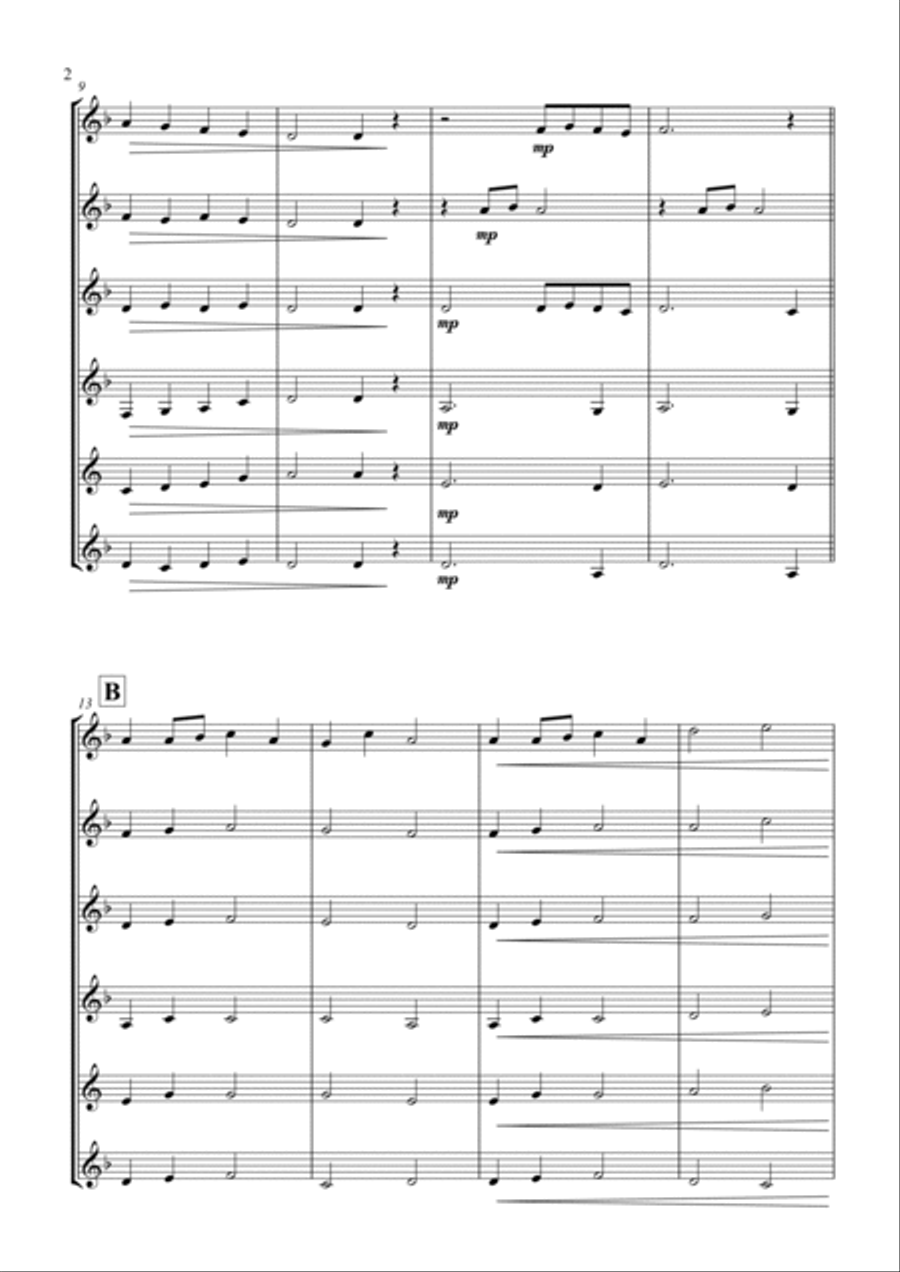March of the Trolls - Clarinet Choir Clarinet Choir scores gallery preview page 5