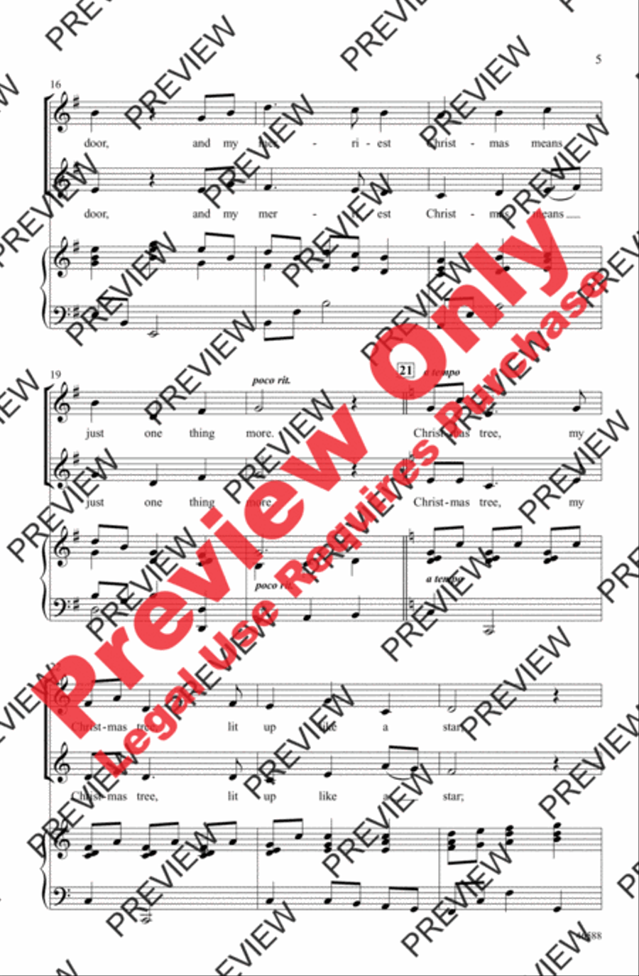 My Christmas Tree My Christmas Tree 2-Part scores gallery preview page 4