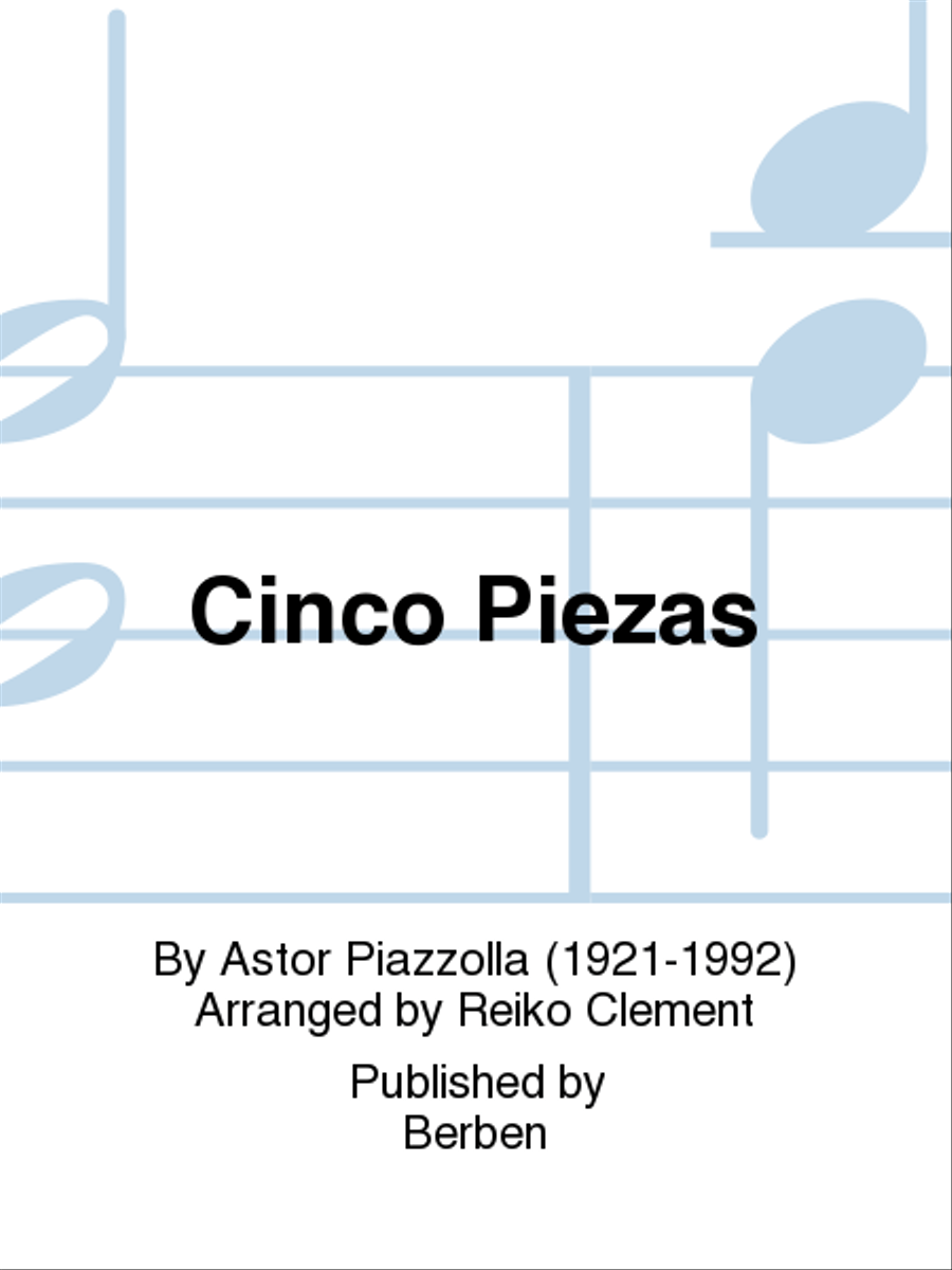 Cinco Piezas Chamber Music scores gallery preview page 1