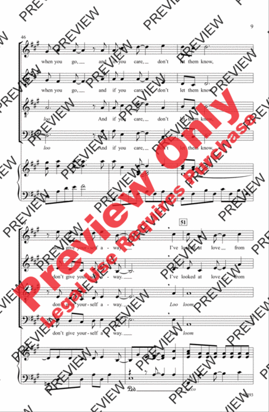 Both Sides Now 4-Part scores gallery preview page 9